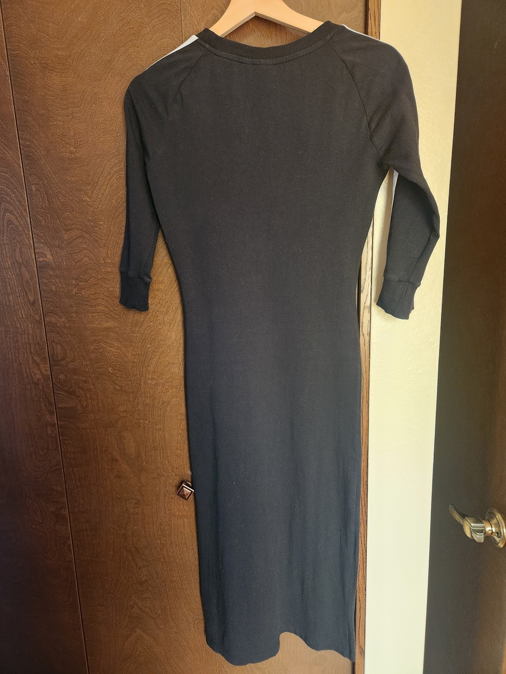 Adidas Black Three-Stripe Long Dress - Picture 4 of 8